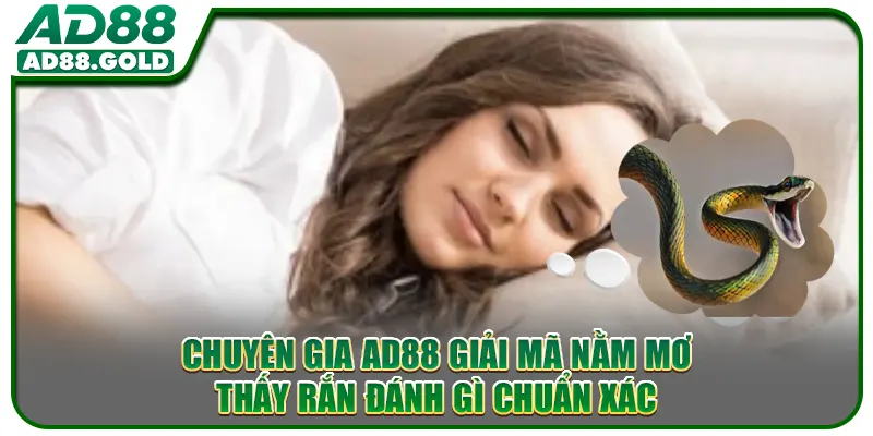 Chuyên gia AD88 giải mã nằm mơ thấy rắn đánh gì chuẩn xác