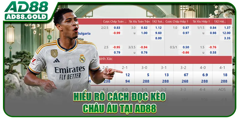 Hiểu rõ cách đọc kèo châu Âu tại AD88