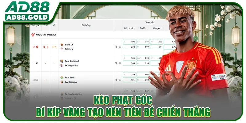 Kèo Phạt Góc - Bí Kíp Vàng Tạo Nên Tiền Đề Chiến Thắng