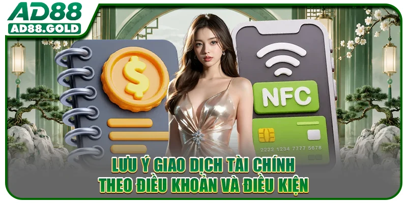 Lưu ý giao dịch tài chính theo điều khoản và điều kiện