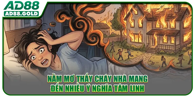 Nằm mơ thấy cháy nhà mang đến nhiều ý nghĩa tâm linh